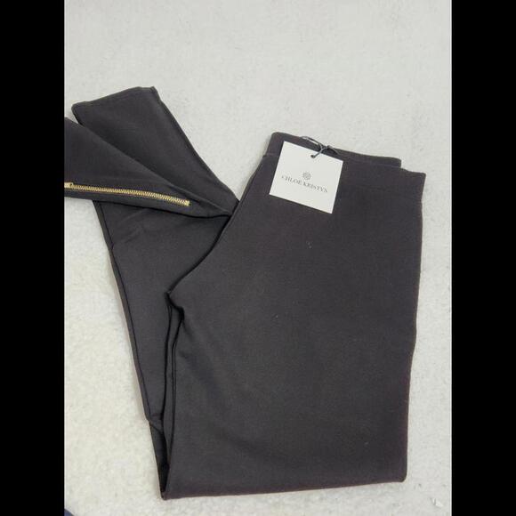 (19) NWT Chloe Kristyn Pants w ankle zipper MSRP $258, Sz M